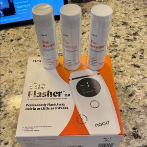 Nood Hair Removal Device with Serums